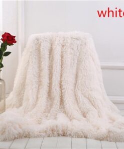 Super Soft Long Shaggy Fuzzy Fur Faux Fur Warm Elegant Cozy With Fluffy Sherpa Throw Blanket 26.jpg 640x640 26