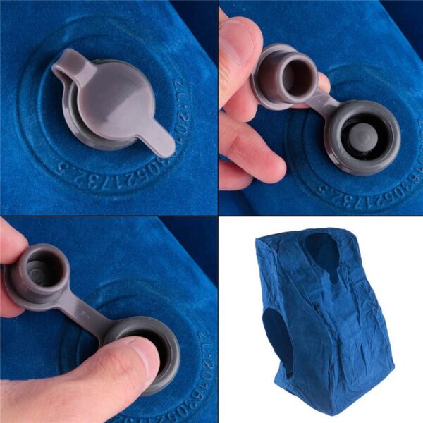 Travel pillow Inflatable pillows air soft cushion trip portable innovative products body back support Foldable blow 5