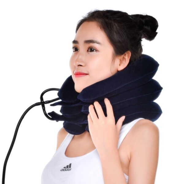 U Neck Pillow Air Inflatable Pillow Cervical Brace Neck Shoulder Pain Relax Support Massager Pillow Air