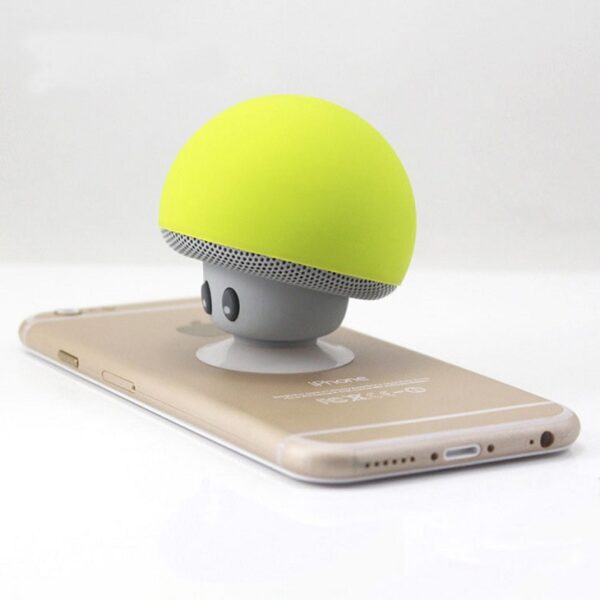 WPAIER Cartoon Mushroom Wireless Bluetooth speaker waterproof sucker mini bluetooth speaker audio outdoor portable Bracket 1