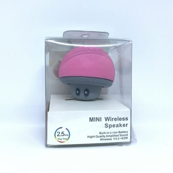 WPAIER Cartoon Mushroom Wireless Bluetooth speaker waterproof sucker mini bluetooth speaker audio outdoor portable Bracket 4.jpg 640x640 4