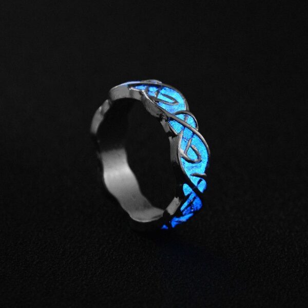Ženski svjetleći prsten koji svijetli u mraku Fluorescentni užareni kamen Modni posrebreni nakit za zabavu 5.jpg 640x640 5