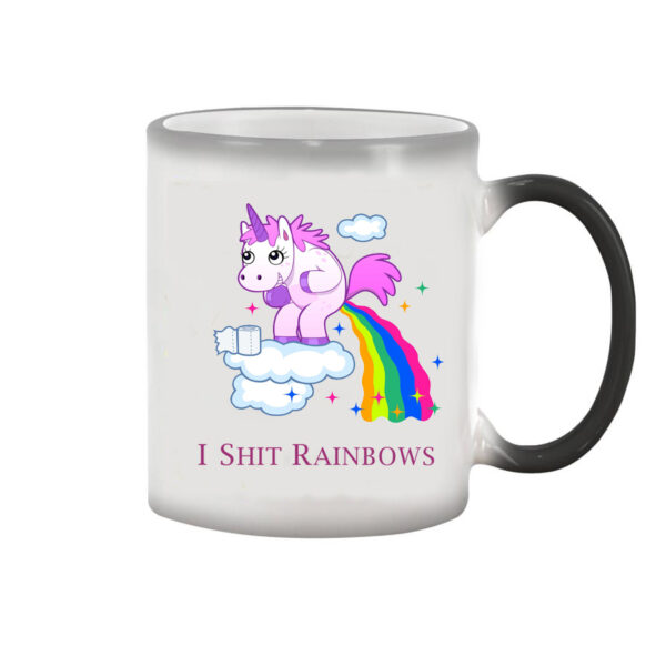 unicorn mugs rainbow mug novelty coffee tea heat sensitive mug changing color magic mug best gift 2