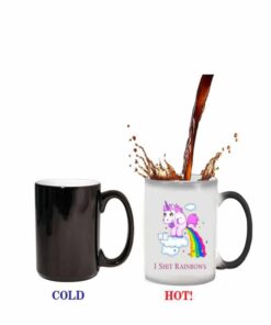 499519198 CafePress Unicorn Rainbow Stainless Steel Travel Mug Stainless Mug