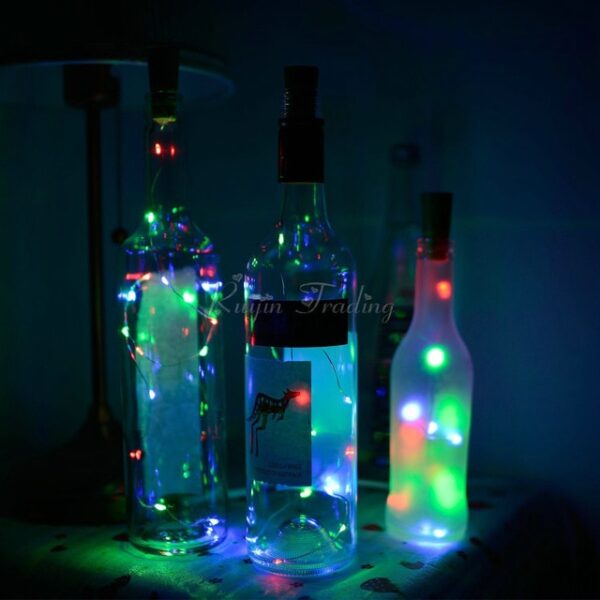 1 PC 15 20 LED Wine Bottle Stopper Cork String Light DIY Fairy Copper Wire Outdoor 2.jpg 640x640 2