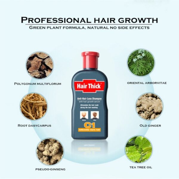 100ml Anti Hair Loss Shampoos Hair Thicken Treatment Oil Control Anti Dandruff Itch Hair Care