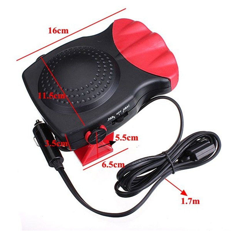 Portable 12V Car Heater 150W Window Defroster Auto Drive Heating Defogger