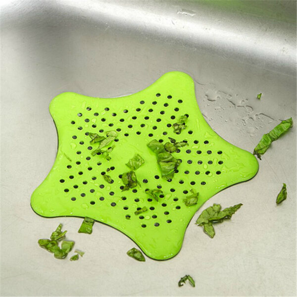 1Pc Star Sewer Outfall Strainer Bathroom Sink Filter Anti blocking Floor Drain Hair Stopper Catcher Kitchen 2