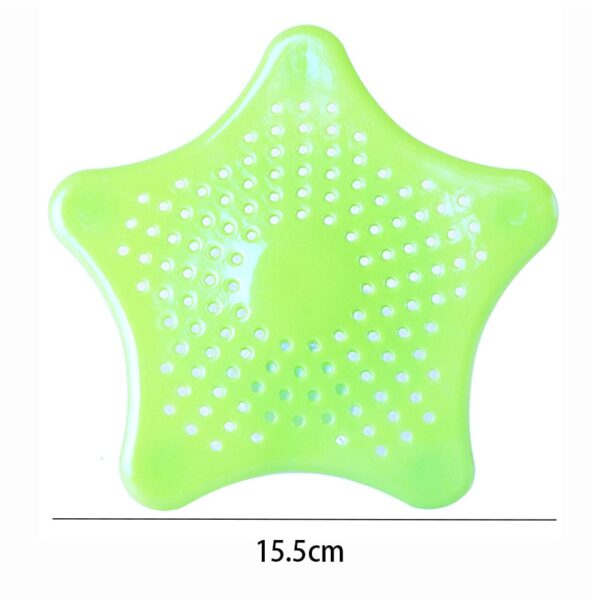 1Pc Star Sewer Outfall Strainer Bathroom Sink Filter Anti blocking Floor Drain Hair Stopper Catcher Kitchen 4