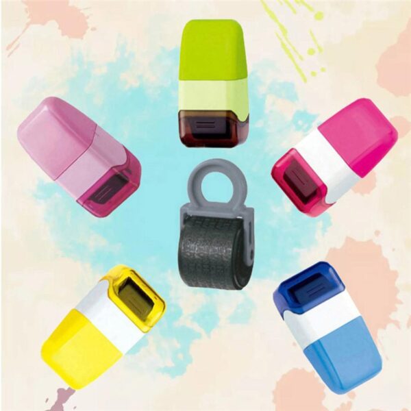 1Pcs Guard Your ID Roller Stamp SelfInking Stamp Messy Code Security Office 5