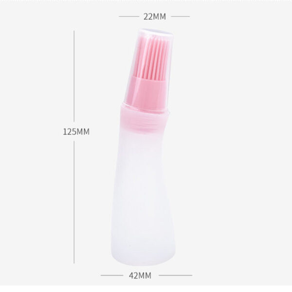 1Pcs high temperature oil bottle silicone brush kitchen barbecue tool barbecue brush oil bottle brush creative 5