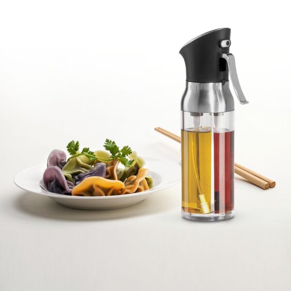 2 in 1 Olive Oil Sprayer Barbecue Spray Bottle Fine Mist Vinegar Sprayer Dispenser for BBQ