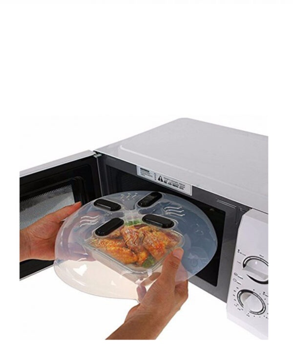 2018 Magnet Food Splatter Guard Microwave Hover Anti Sputtering Cover With Steam Vents Magnetic Splatter Lid 3 510x510 2