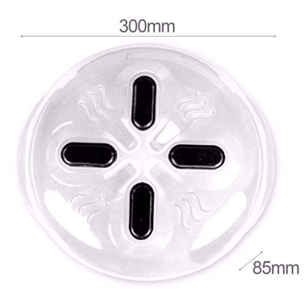 2018 Magnet Food Splatter Guard Microwave Hover Steam Vents Magnetic Splatter Lid 5 සහිත ස්පුටරින් විරෝධී ආවරණය