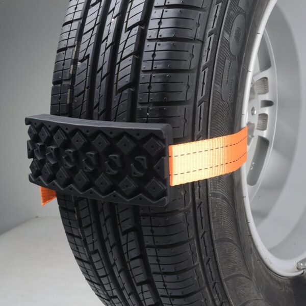 2 STUKS Auto Sneeuwkettingen Anti Slip Antislip Ketting Universele Rubber Nylon Sneeuw Modder Keten Saloon Auto 4 "