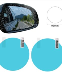 2PCS Set protiv zamagljivanja zrcala automobila Prozor prozirni film Membrana protiv blještavila Vodootporna naljepnica za automobil kiše 4.jpg 640x640