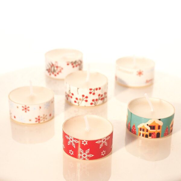 3 Pcs Aromatherapy Candle para sa Christmas Party Dekorasyon Flameless Candle para sa Wedding Birthday Party Candles 5