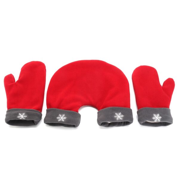 3pcs set Couple Gloves Polar Fleece Lovers Winter Thicken Warm Glove 3 Color Sweethearts Christmas Gift 3