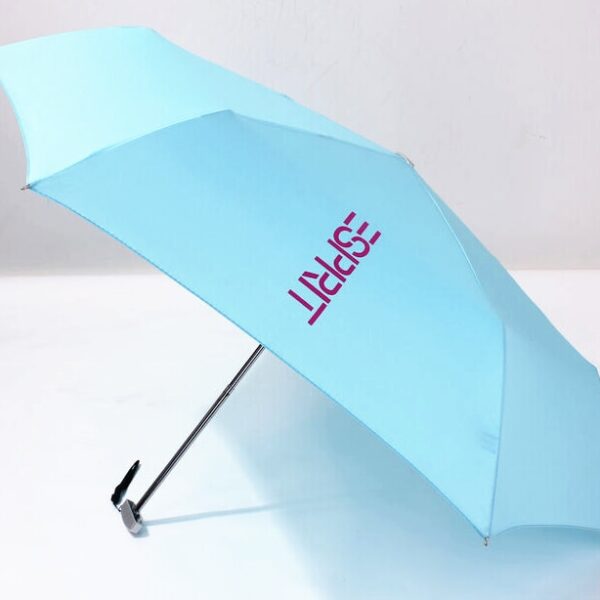 4 Colors Small Pocket Folding Pencil Umbrella Super Light Sunny and Rainy Prevention Guarda Chuva 1