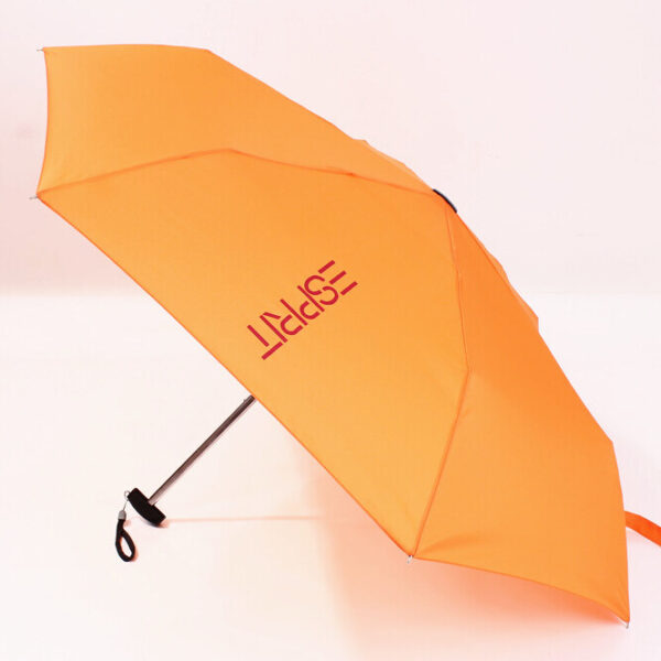 4 Colors Small Pocket Folding Pencil Umbrella Super Light Sunny and Rainy Prevention Guarda Chuva 2