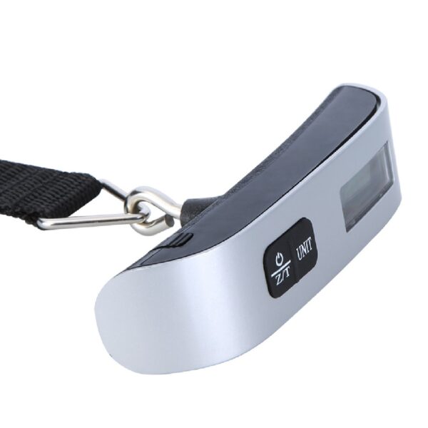 50kg 110lb Digital Electronic Luggage Scale LCD Display Portable Suitcase Scale Handled Travel Bag Weighting Hanging 3