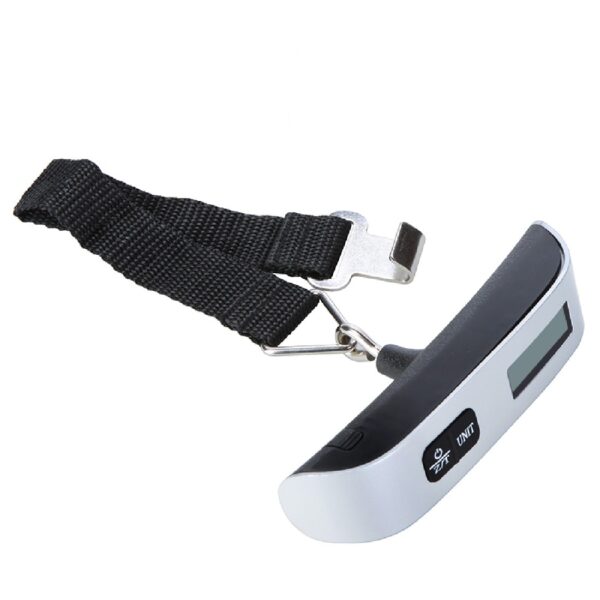 50kg 110lb Digital Electronic Luggage Scale LCD Display Portable Suitcase Scale Handled Travel Bag Weighting Hanging 4