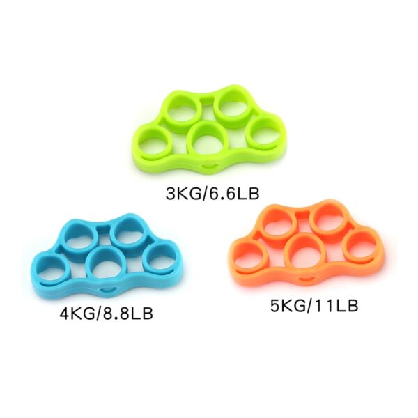 6pcs Finger resistance bands Hand Gripper Forearm Wrist Training Stretcher Exercise Pull Ring Grips Expander Fitness 2