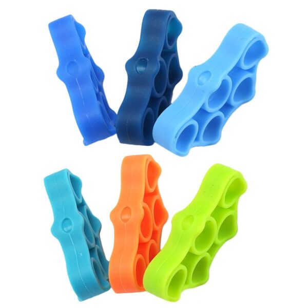 6 pezzi Fasce di resistenza per dito Pinza per mano Avambraccio Polso Allenamento Barella Esercizio Anello di trazione Grips Espansore Fitness 2.jpg 640x640 2