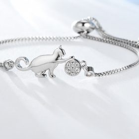 Cute Cat Adjustable Charm Bracelet - image 1