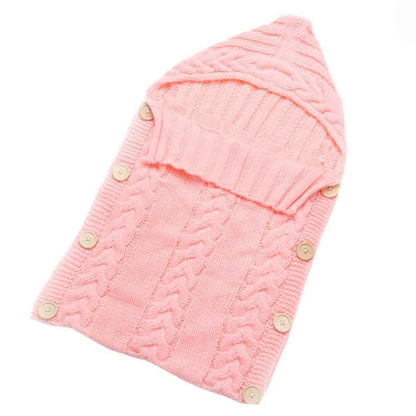 ARLONEET omot za bebe od pletene pamučne vunene deke za povijanje omota za novorođenčad Dječaci Zimski džemper za spavanje 2
