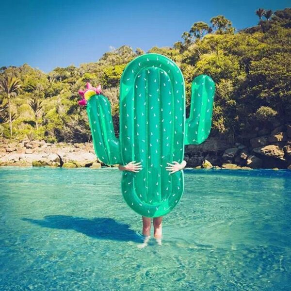 Air Inflatable cactus pineapple Pool Float Circle Mattress Swimming Float Inflatable Pool Ring Toys for 180CM 1