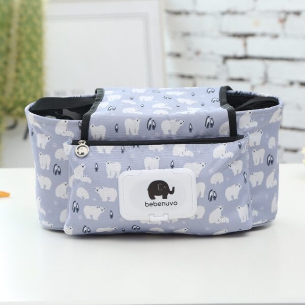 Baby Stroller Organizer Bag Mummy Diaper Bag Hook Baby Carriage Hanging Storage Bag Cartoon Folding Elephant 2.jpg 640x640 2