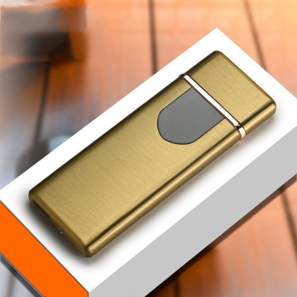 Charging lighter Touch induction windproof electronic ultra thin USB cigarette lighter custom Metal 2.jpg 640x640 2