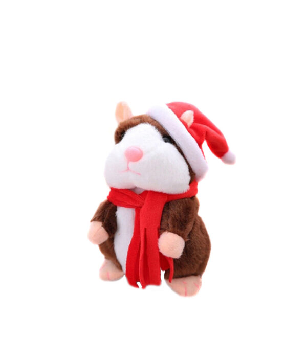 Hamster Cheeky Caint Leictreach ag Siúl Peataí Bréagán Nollag Labhair Taifead Hamster Gift S7JN 6