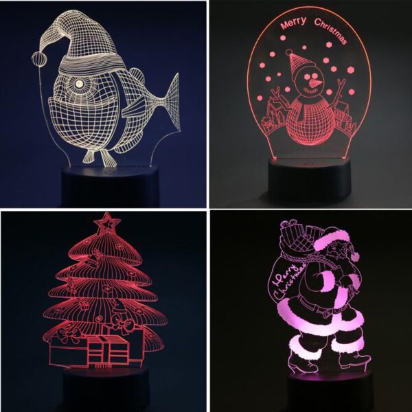 Christmas Tree LED 3D night lights
