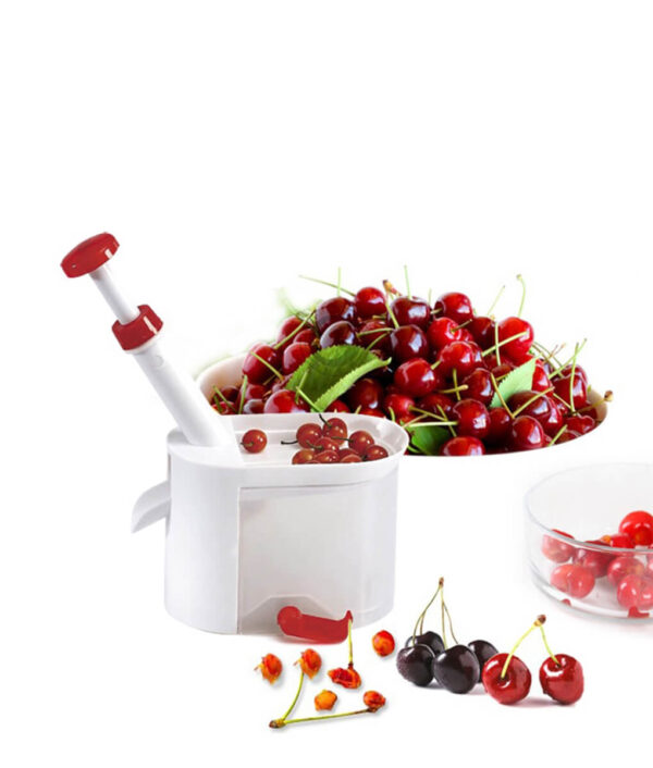 Creative Cherry Pitter Cherry Core Stone Remover Machine Fruit Nuclear Corer Kitchen Tool 2