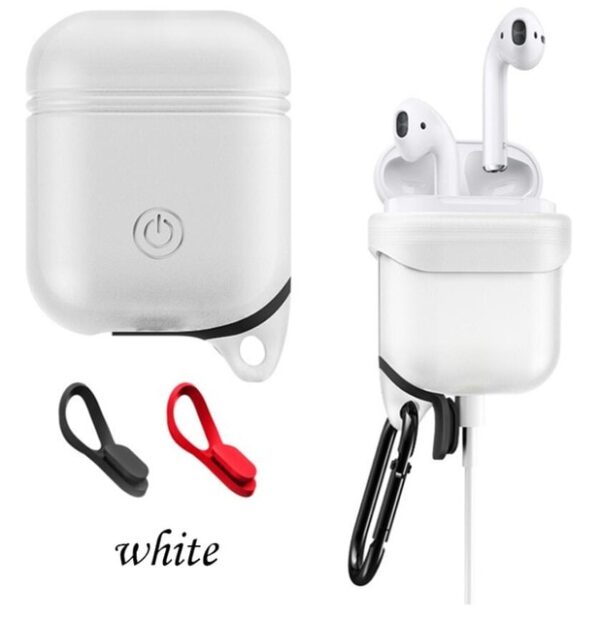 DOITOP Lembut Silicone Cover Untuk Apple Airpods Tahan Air Shockproof Protector Case Lengan Kantong Untuk Air Pods 1.jpg 640x640 1