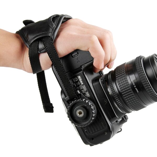 DSLR Camera Hand Grip Wrist Shoulder Strap 1 4 Screw Mount for Canon Nikon Sony Pentax 5