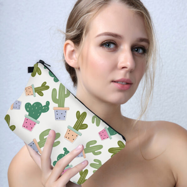 Cactus Cosmetic Bag