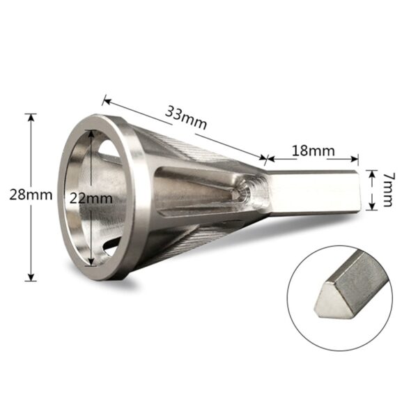 Deburring External Chamfer Tool Stainless Steel Remove Burr Tools for Drill Bit Power Tool Parts 4