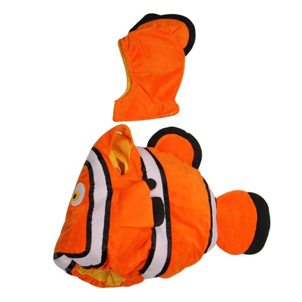 Deluxe Adorable Child Clownfish From Pixar Animated Film Finding Nemo Little Baby Fishy Halloween Cosplay Costume 3