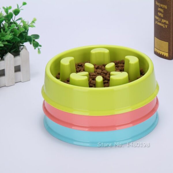 E Keapje Online Ynteraktyf Blommen Pet Feeder Feeder Hûnekatten iten Slow Bowl Puppy Anti Choke 3