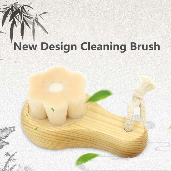 Face Washing Brush Deep Cleaning Flower Shape Blackhead Remover Face Cleaner Tool Exfoliating Massage Facial Cleaning