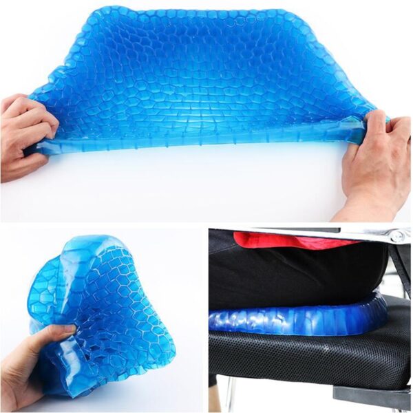 Fashion 3D ice pad gel cushion non slip soft and comfortable outdoor massage office chair cushion