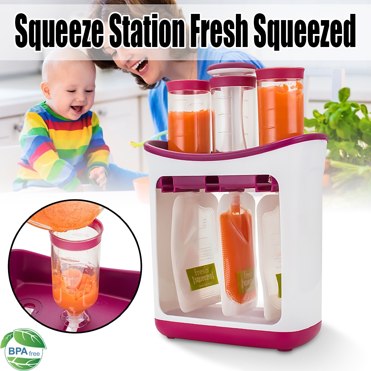 baby squeeze station