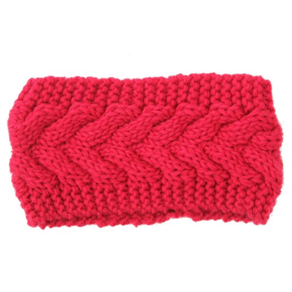 High Quality New Women Beauty Fashion Flower Crochet Knit Knitted Headwrap Headband Ear Warmer Hair Muffs 5