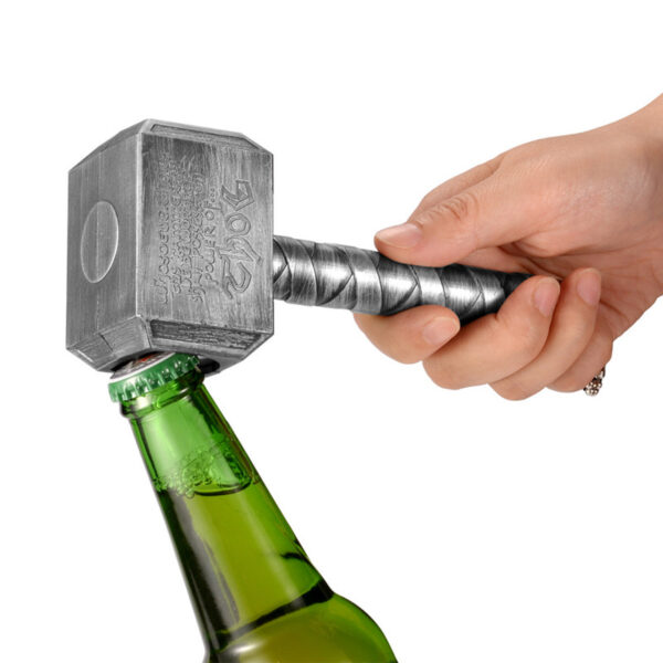 JINJIAN Beer Bottle Openers Hammer of Thor Shaped Bottle Opener Wine Corkscrew Beverage Wrench Jar Openers 3