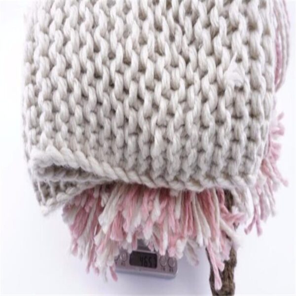 LILIGIRL 2 8 Years Baby Kint Unicorn Animal Cartoon Hat for Girls Warm Tassel Hand Made 5