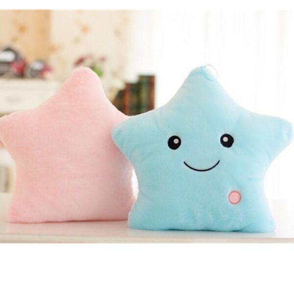 Luminous Pillow Star Cushion Colourful Glowing Pillow Plush Doll Led Light Toys Gifts Para sa Girl Kids 2