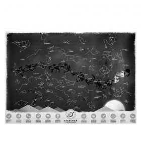 Astrological Glow in the Dark Map - image 1